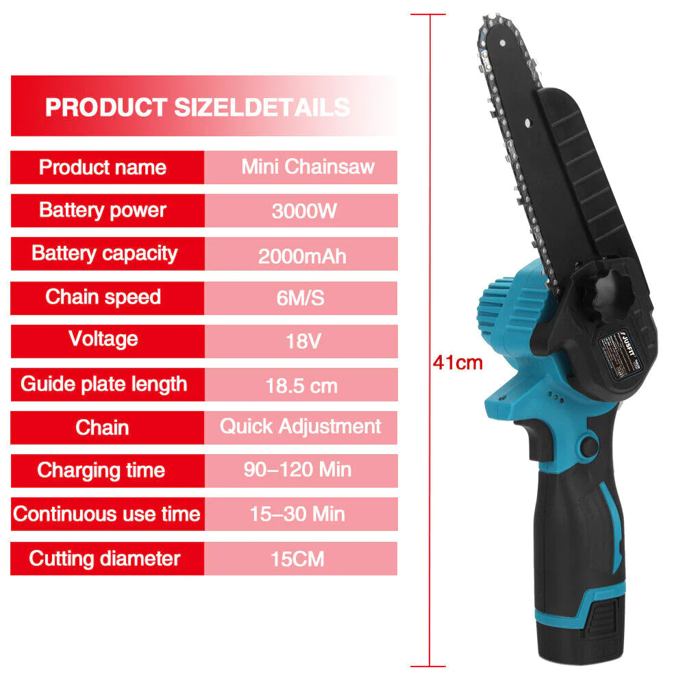 Jusfit's 18V Mini Chain Saw UK